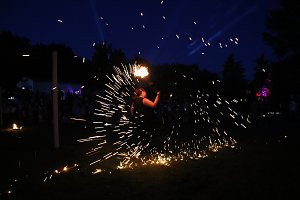Feuer & Flamme am Kiesschacht in Nordhausen