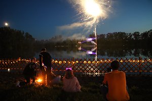 Feuer & Flamme am Kiesschacht in Nordhausen