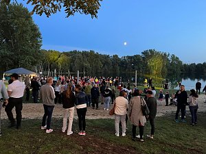 Großes Spektakel am Abend: das Lichterfest