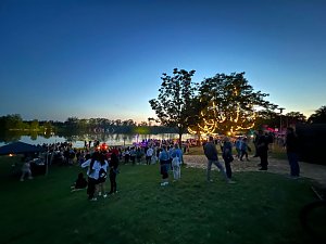 Großes Spektakel am Abend: das Lichterfest