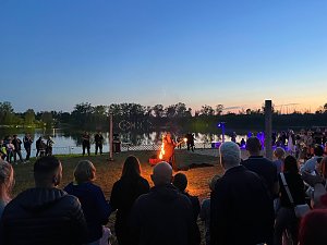Großes Spektakel am Abend: das Lichterfest