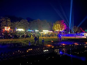 Großes Spektakel am Abend: das Lichterfest