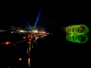 Großes Spektakel am Abend: das Lichterfest
