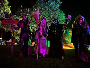 Großes Spektakel am Abend: das Lichterfest