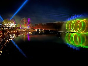 Großes Spektakel am Abend: das Lichterfest