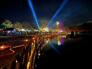 Großes Spektakel am Abend: das Lichterfest
