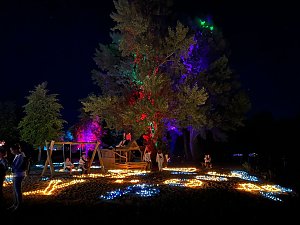 Großes Spektakel am Abend: das Lichterfest