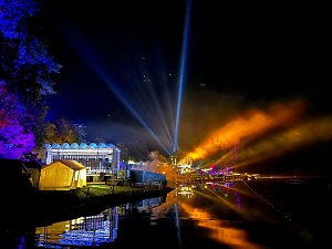 Großes Spektakel am Abend: das Lichterfest