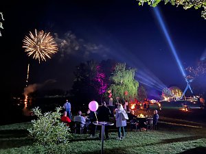 Großes Spektakel am Abend: das Lichterfest