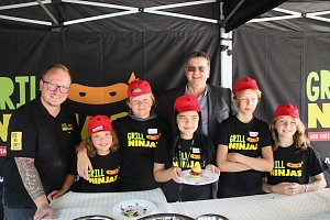 Die "Grill Ninjas" der KKS