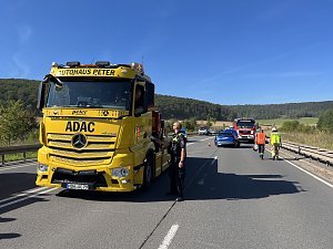 Personen und Sachschaden bei Unfall auf der B4 Ortsumgehung Sondershausen in Richtung Nordhausen