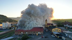 Feuer im Gel&auml;nde der NDH Entsorgungsbetreibergesellschaft