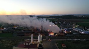 Feuer im Gel&auml;nde der NDH Entsorgungsbetreibergesellschaft