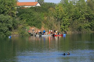 Rettungseinsatz am Sundh&auml;user See