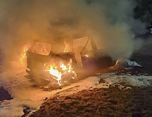 Pkw-Brand in Sollstedt