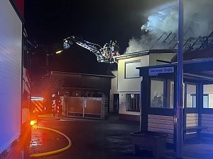 Dachstuhlbrand in Friedrichsthal