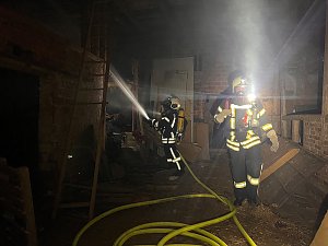 Scheunenbrand in Obermehler