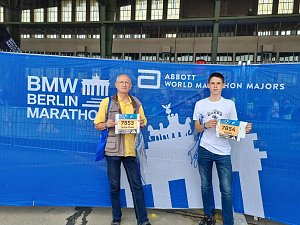 Zwei Nordhäuser beim Berlin Marathon