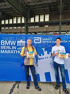 Zwei Nordhäuser beim Berlin Marathon