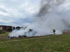 Brennende Ladung