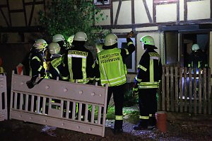 Feuerwehreinsatz in Wolkramshausen