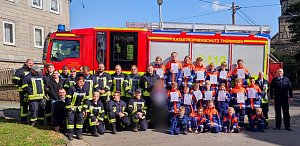 Pr&uuml;fung f&uuml;r die Jugendfeuerwehr