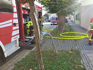 Schuppenbrand in Heldrungen