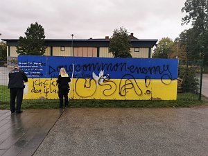 Schmierereien auf dem Petersberg