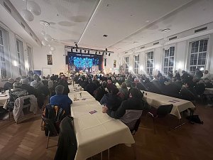 Bleicher&ouml;der wollten Antworten zum Fl&uuml;chtlingsthema