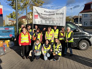 Arbeitskampf bei Kaufland in Sondershausen