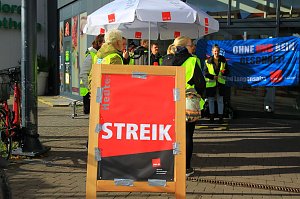 Arbeitskampf bei Kaufland in Sondershausen