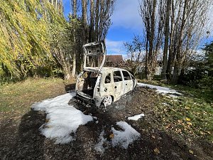 Autobrand gestern Nacht