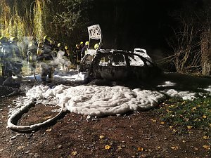 Autobrand gestern Nacht