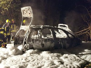 Autobrand gestern Nacht