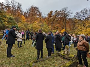 Gedenken an die Pogromnacht 1938 auf dem J&uuml;dischen Friedhof in Sondershausen