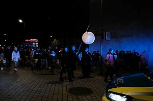 Martinsfeier und - Feuer in Nordhausen
