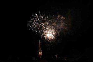 Martinsfeier und - Feuer in Nordhausen