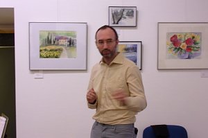 Vernissage in der Galerie der Kreissparkasse