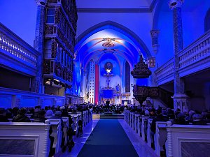Eine besondere Kulisse f&uuml;r besondere Menschen: Vor 300 G&auml;sten fand in der Trinitatiskirche in Sondershausen das Benefizkonzert des Luftwaffenmusikkorps und die Ehrenamtsw&uuml;rdigung statt.