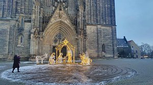 Peter Blei unterwegs in Magdeburg