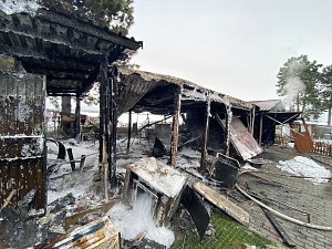 Garagenbrand in Thalebra