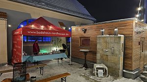 Partystimmung zur Mitternachtssauna