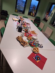 Weihnachtsfeier der E1 von Wacker 90