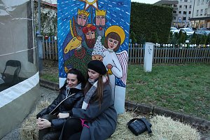 Weihnachten Zusammen in der Kurzen Meile