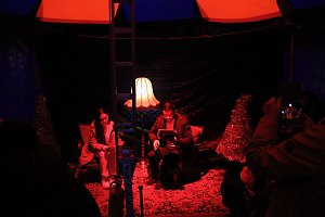 Weihnachten Zusammen in der Kurzen Meile