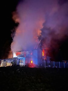 Brand in Niedergebra letzte Nacht