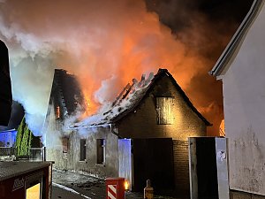 Feuer heute Morgen in Bebra