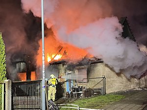 Feuer heute Morgen in Bebra