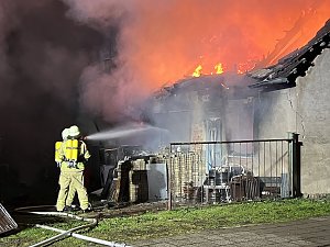 Feuer heute Morgen in Bebra