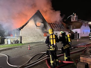 Feuer heute Morgen in Bebra